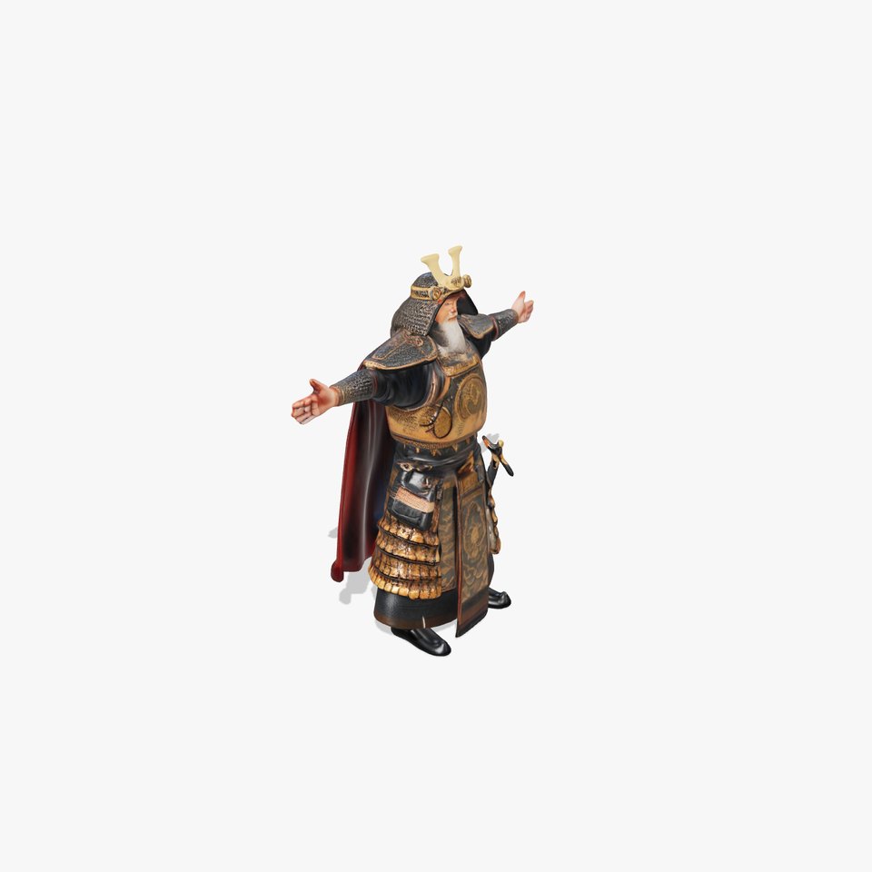 Samurai Armor Warrior model pack